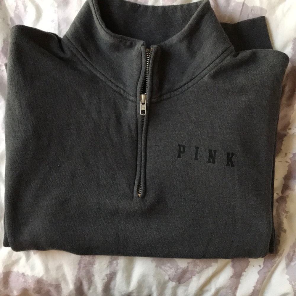 Pink 1/4 quarter zip jacket